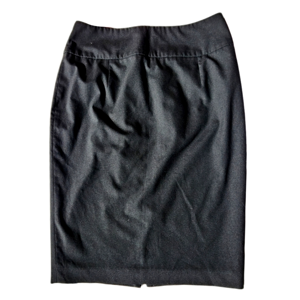Mossimo Stretch Classic Black Pencil Skirt Size 4